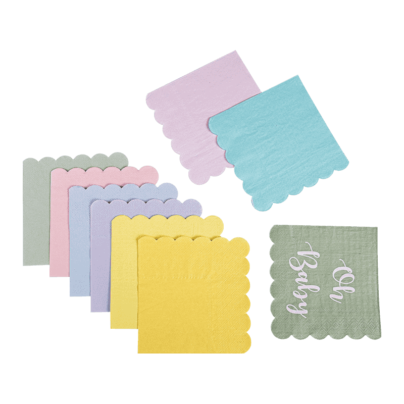 24x24 ملونة عالية الجودة المناديل المقطوعة SJ6101