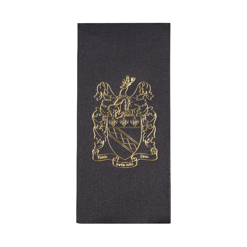 43x30 ناعم الأسود المناديل الجوية الساخنة ختم SJ2302