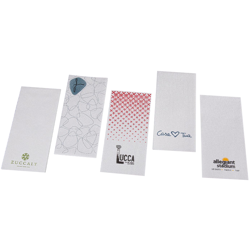 43x30 الكتان مثل المناديل التي يمكن التخلص منها مخصصة الشعار Airlaid عشاء مناديل SJ1204