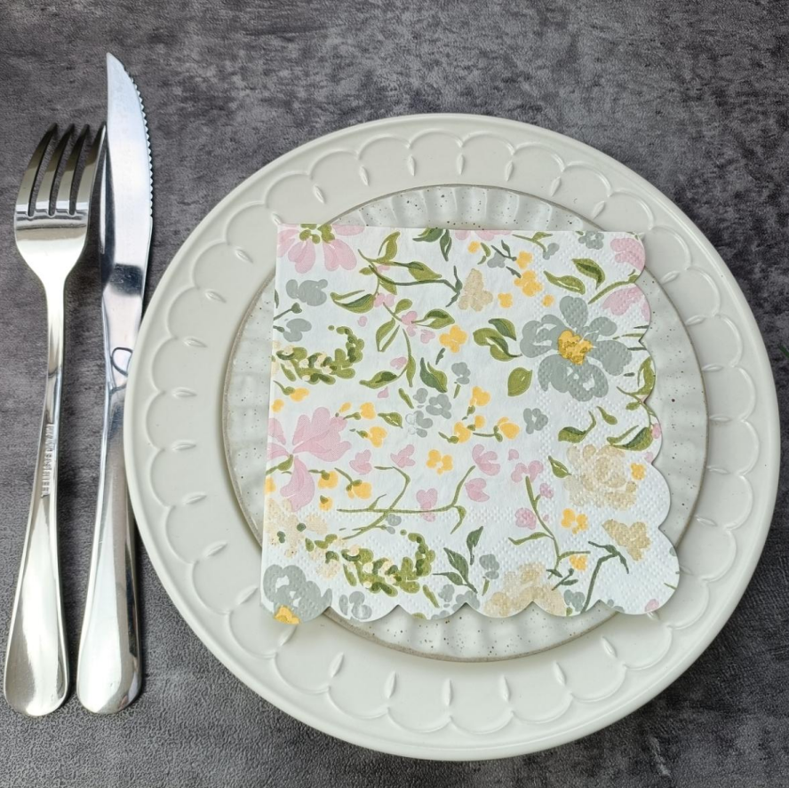 Custom Printed Die-cut Napkins in Colors Custom Printed Die-cut Napkins in Colors